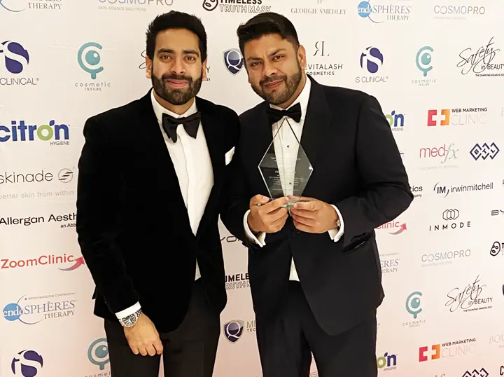 Dr Asif Hussein Safety in Beauty award winner